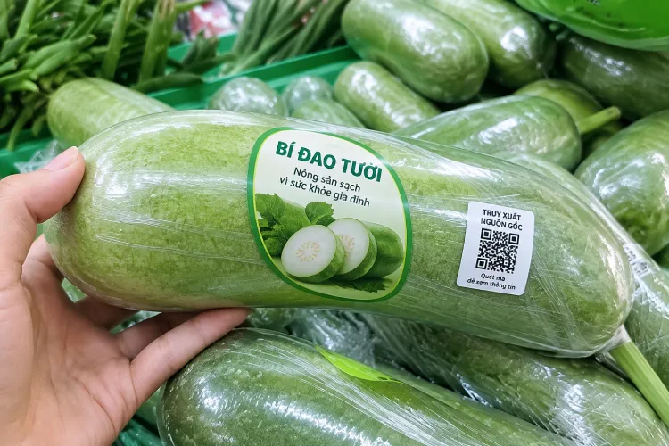 Rau củ quả sử dụng truy xuất nguồn gốc đang được đón nhận
