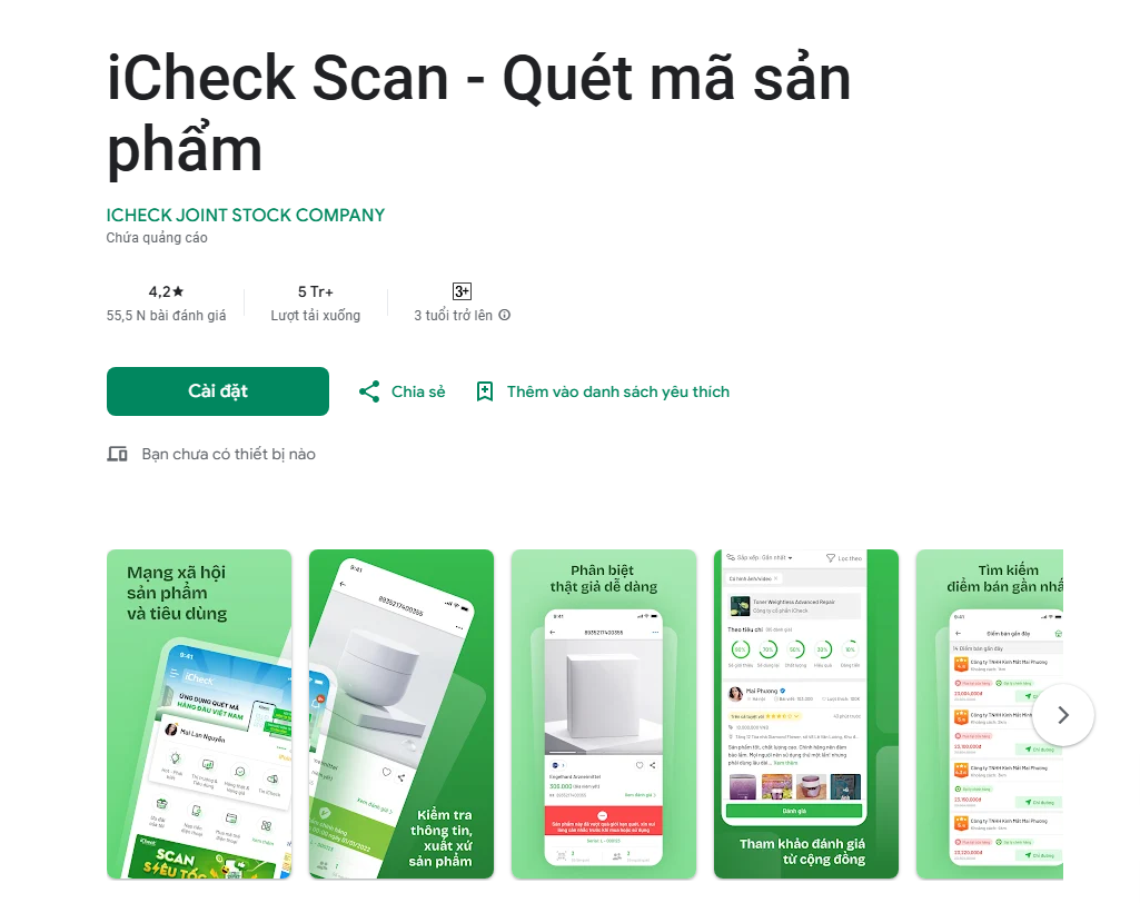 app iCheck Scan