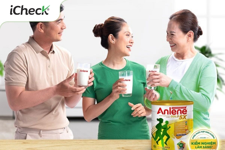 Sữa Anlene thơm ngon, dễ uống – Được tin dùng cho người lớn tuổi