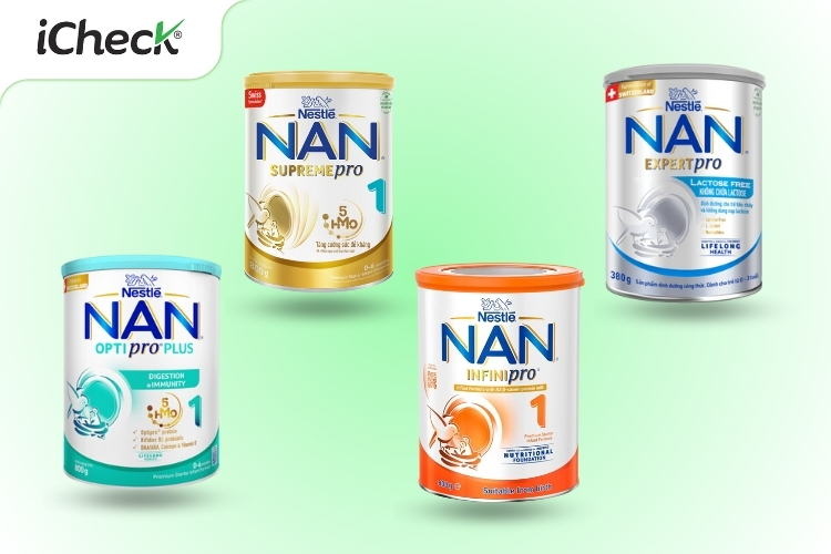 Một số sản phẩm nổi tiếng của sữa NAN