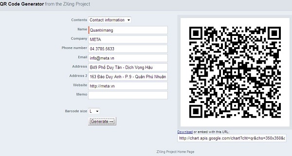 trang web tao ma qr code online