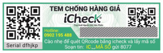 mẫu tem chống giả icheck