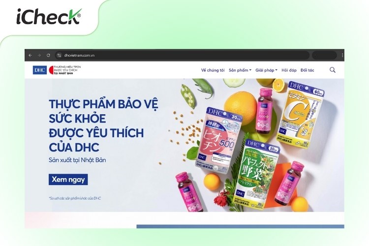 Website chính thức của DHC Việt Nam