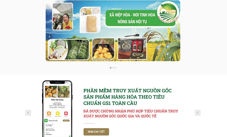 hệ thống truy xuất nguồn gốc cho huyện hiệp hòa, tỉnh bắc giang