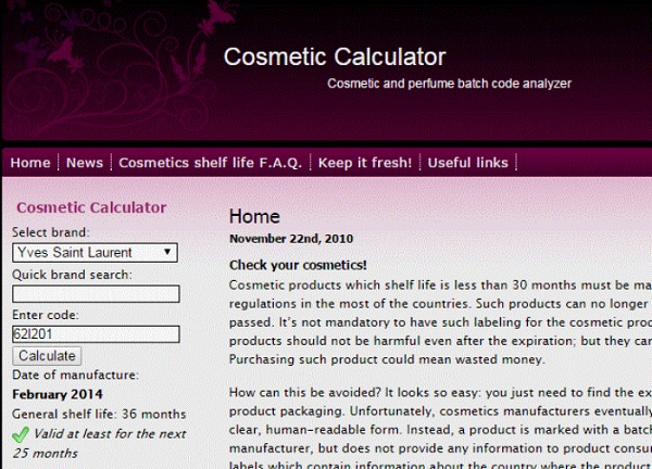 check mã vạch mỹ phẩm cosmetics online