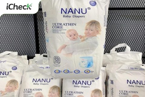 phân biệt bỉm nanu thật và giả