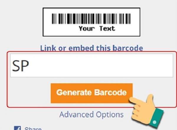 tạo mã barcode