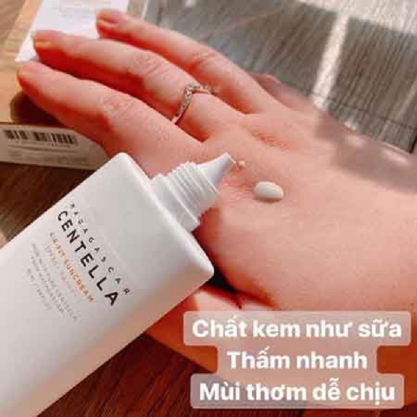 phân biệt kem chống nắng centella thật giả