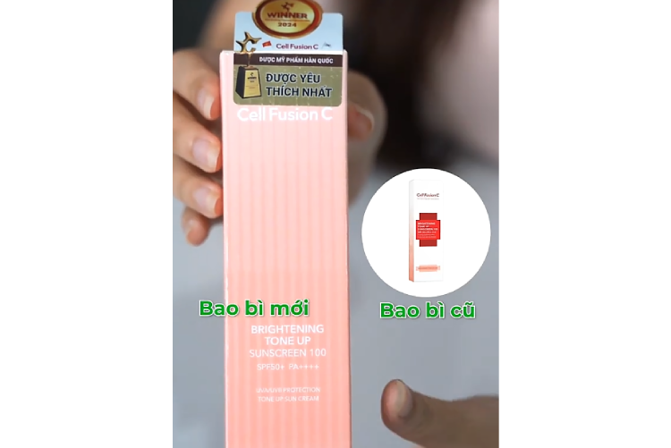 Cần kiểm tra kĩ bao bì trước khi mua (Nguồn: TikTok Cell Fusion C Vietnam)