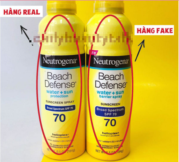 kem chống nắng neutrogena fake