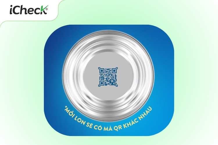 Mỗi lon Ensure Gold sẽ có mã QR riêng biệt về thông tin sản phẩm