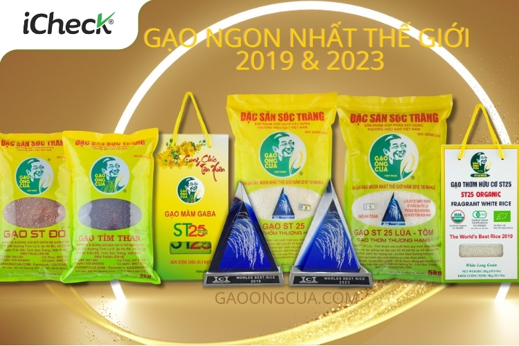 Gạo ST25 đạt giải thưởng "Gạo ngon nhất thế giới năm 2019 và 2023"