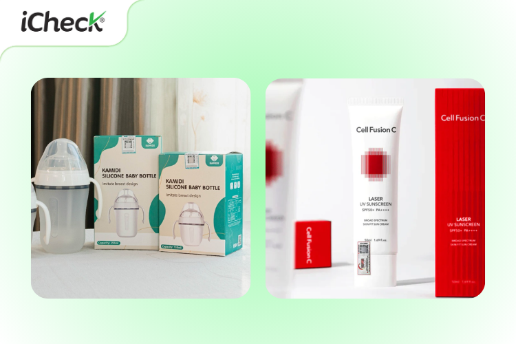 Tem chống giả iCheck được gắn lên các sản phẩm