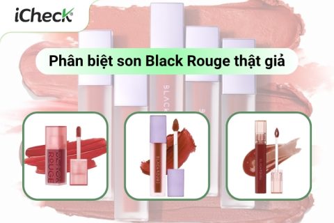 phân biệt son Black Rouge thật giả