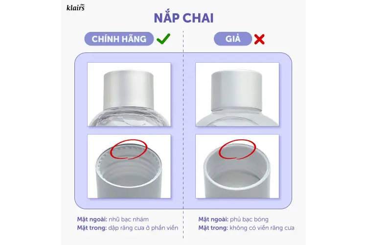 Xác thực toner qua nắp chai