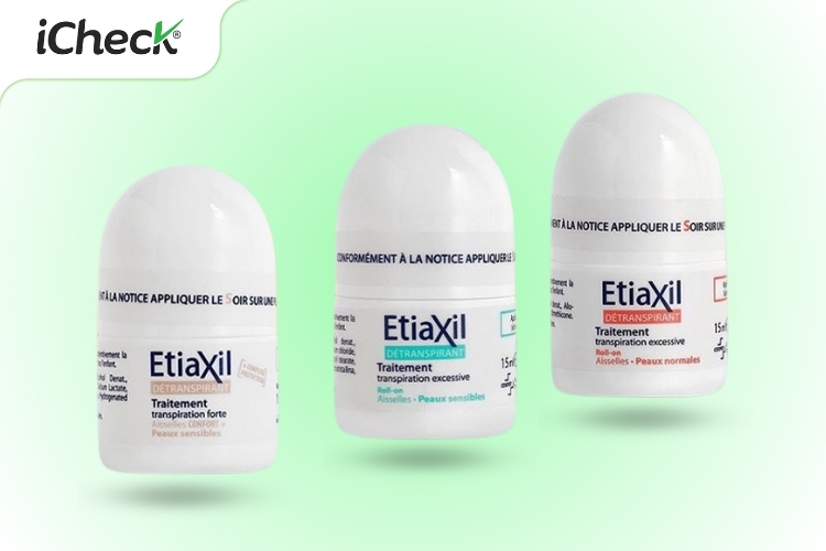 Ba dòng sản phẩm lăn khử mùi Etiaxil