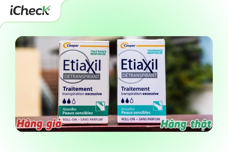 Phân biệt Etiaxil thật giả qua vỏ hộp bên ngoài
