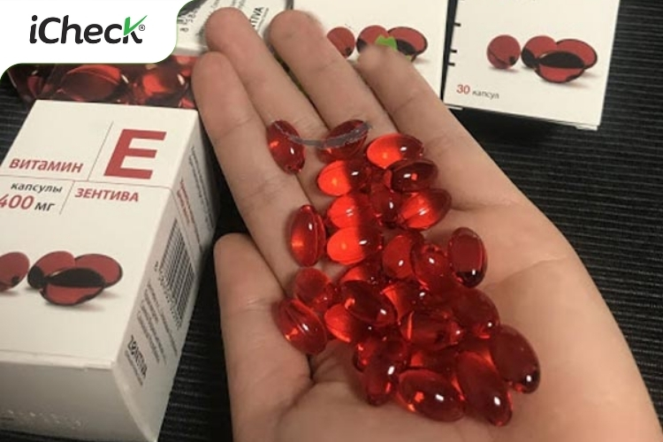 Viên nang Vitamin E đỏ chính hãng