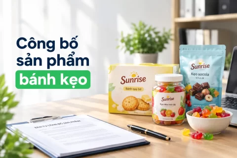 Công bố sản phẩm bánh kẹo: Hướng dẫn chi tiết thủ tục