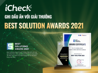 iCheck ghi dấu ấn với giải thưởng Best Solution Awards 2021