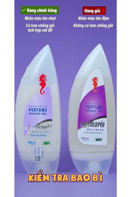 Bạn có thể kiểm tra màu sắc bao bì và tem chống giả tích hợp mã QR. 