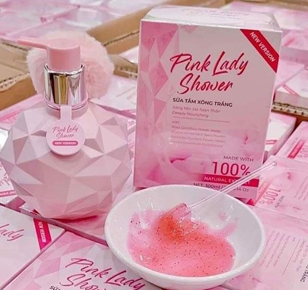 sữa tắm pink lady thật và giả