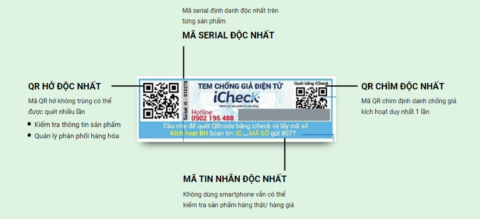 Mẫu tem chống hàng giả QR Code iCheck