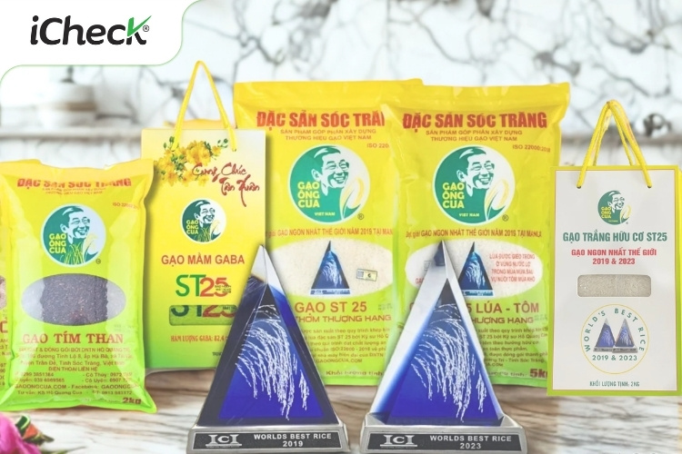 iCheck đồng hành cùng Gạo Ông Cua ST25 trên chặng đường chống hàng giả