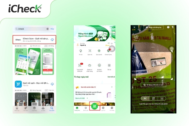 iCheck đồng hành cùng Gạo Ông Cua ST25 trên chặng đường chống hàng giả