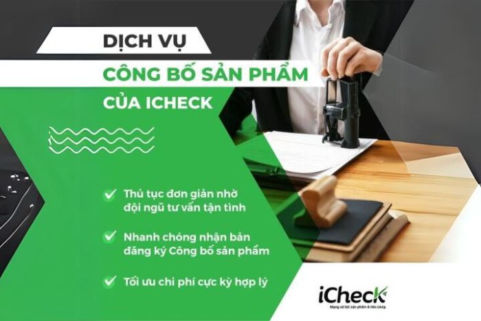 cong bo san pham my pham icheck