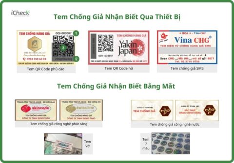 Tổng hợp các mẫu tem chống giả phổ biến