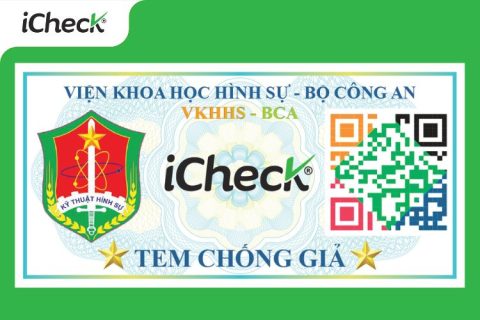 Tem chống hàng giả Viện Khoa học hình sự - Bộ Công an