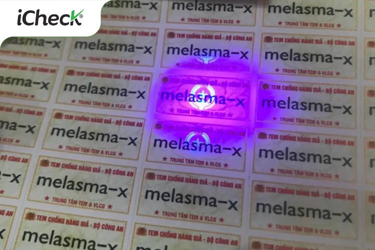 Tem phản quang và UV sử dụng mực bảo mật chuyên dụng, chỉ hiển thị ký hiệu xác thực khi kiểm tra dưới ánh sáng UV.