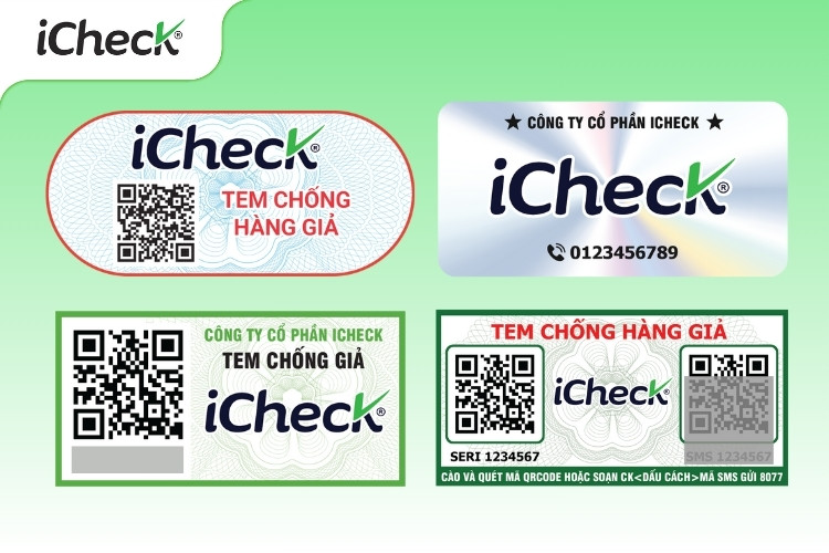 Một số loại tem chống giả phổ biến (Hologram, QR Code, SMS,...)