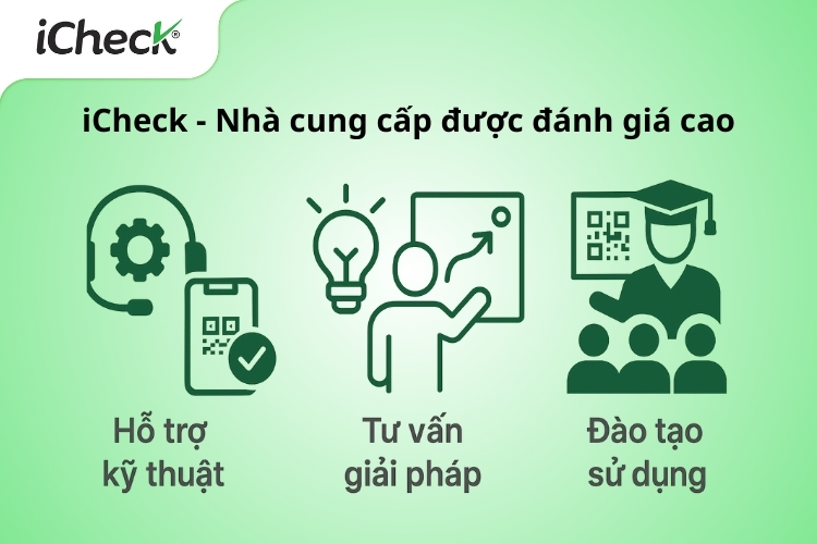 iCheck - Nhà cung cấp có dịch vụ được đánh giá rất tốt