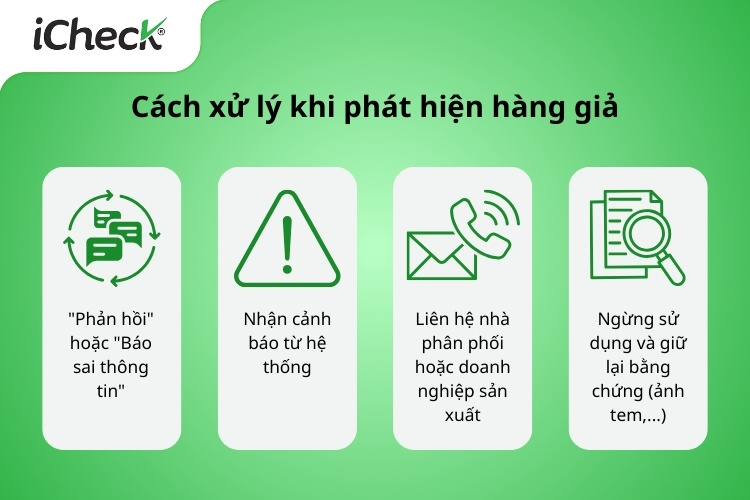 Một số cách xử lý khi phát hiện hàng giả