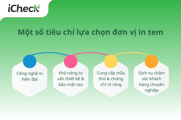 4 tiêu chí cơ bản khi chọn đơn vị in tem chống hàng giả
