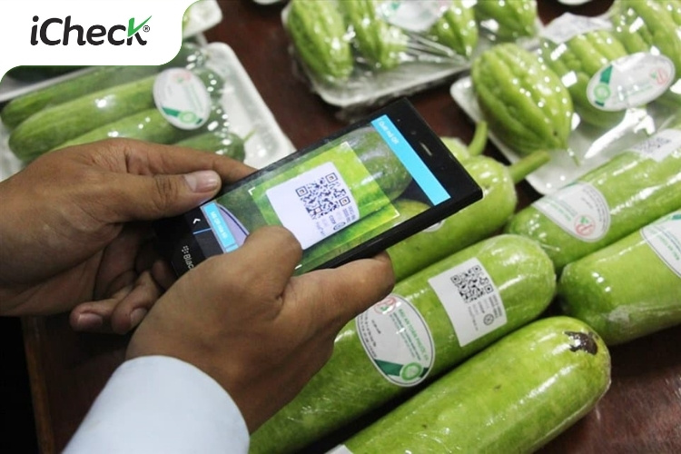 Tem QR Code dán trực tiếp lên thực phẩm