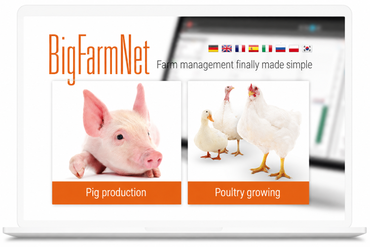 Trang web của BigFarmNet - phần mềm truy xuất nguồn gốc