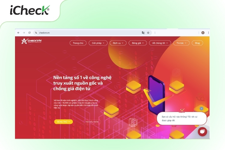 CheckVN - Phần mềm truy xuất nguồn gốc
