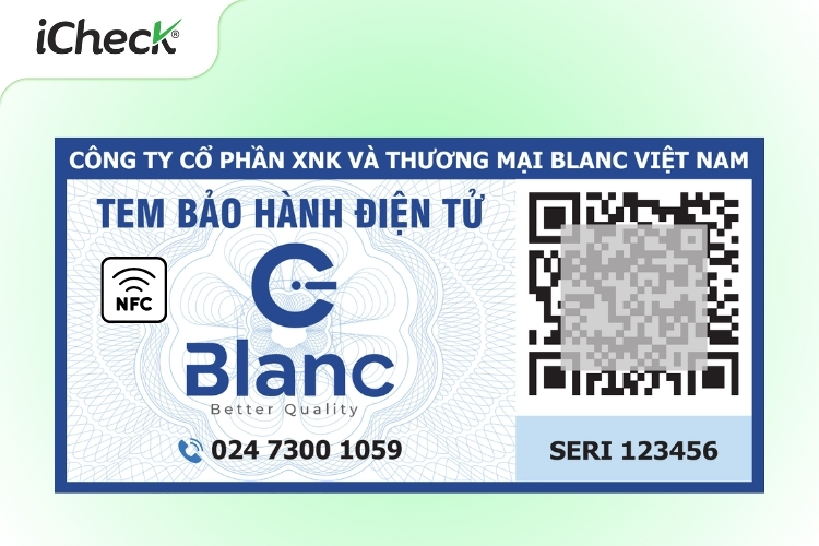 Tem bảo hành có tích hợp NFC