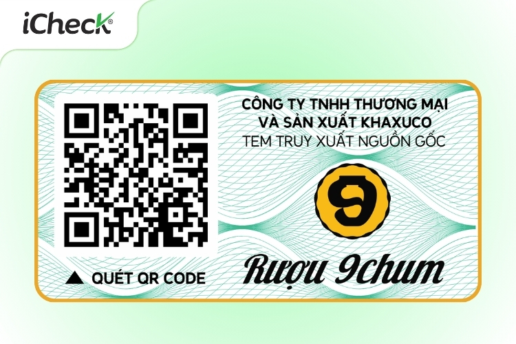 Tem niêm phong có chứa QR code truy xuất nguồn gốc