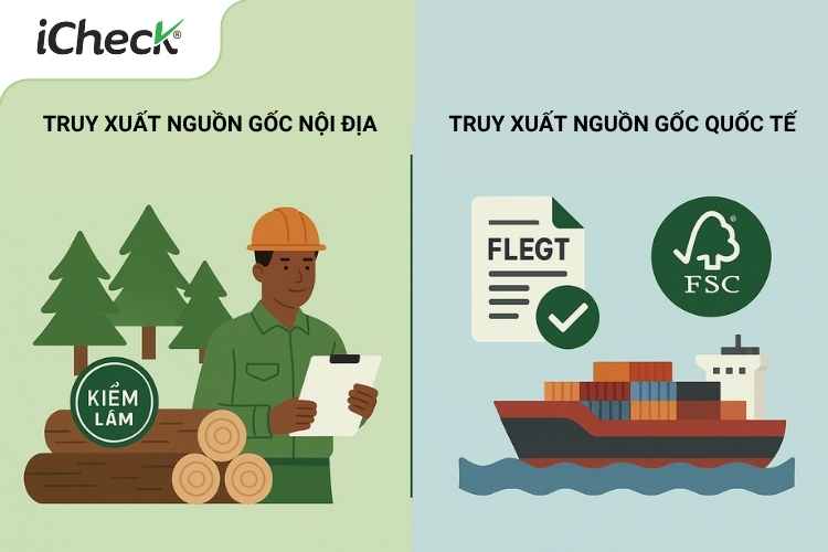 Hình ảnh minh họa truy xuất nguồn gốc nội địa và quốc tế