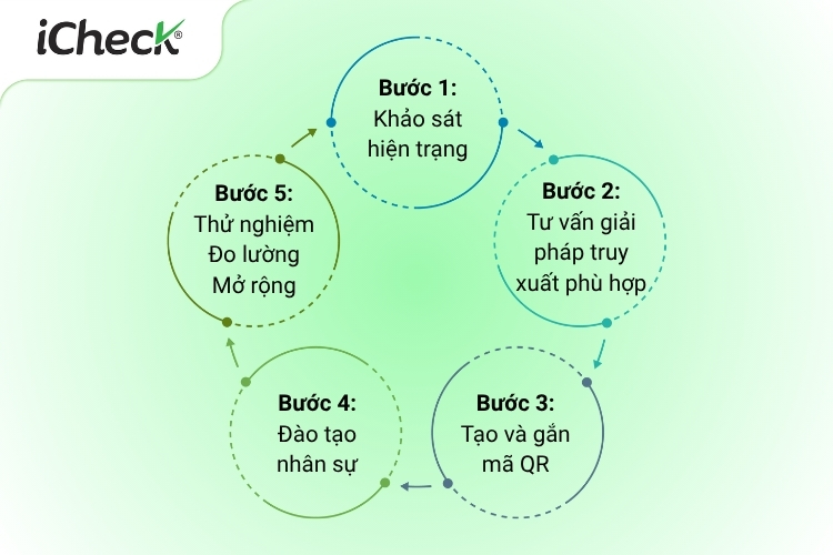 Quy trình 5 bước triển khai truy xuất nguồn gốc sản phẩm