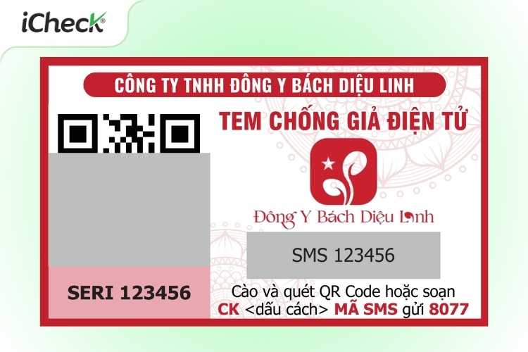 Tem chống giả QR kết hợp SMS