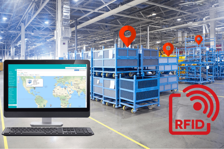 Ảnh minh họa quản lý, theo dõi logistics của tem RFID chống giả
