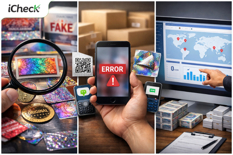 Ảnh minh họa sai lầm khi chọn mẫu tem chống hàng giả