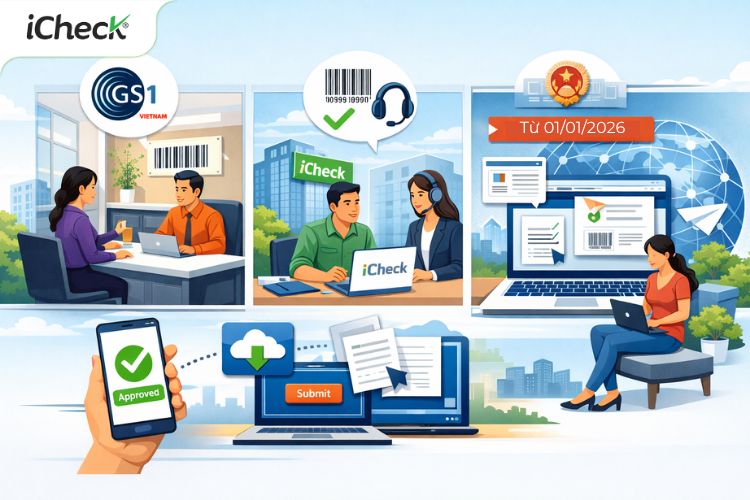 Doanh nghiệp có thể đăng ký mã vạch theo 2 cách