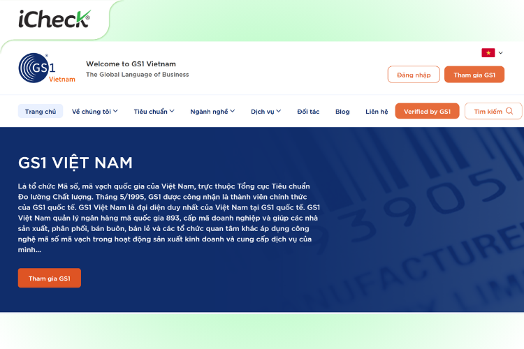Website GS1 Việt Nam