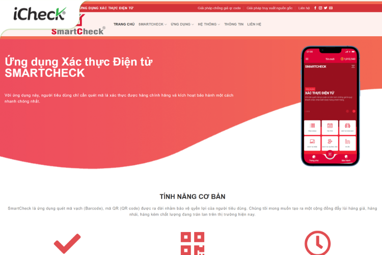 Đơn vị cung cấp giải pháp tem chống hàng giả điện tử - SmartCheck